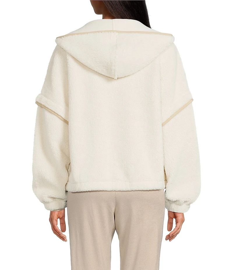UGG Mariella UGGFluff Long Sleeve Zip-Front Hoodie