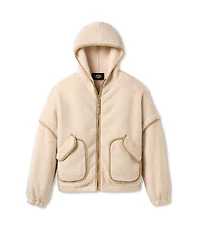 UGG Mariella UGGFluff Long Sleeve Zip-Front Hoodie