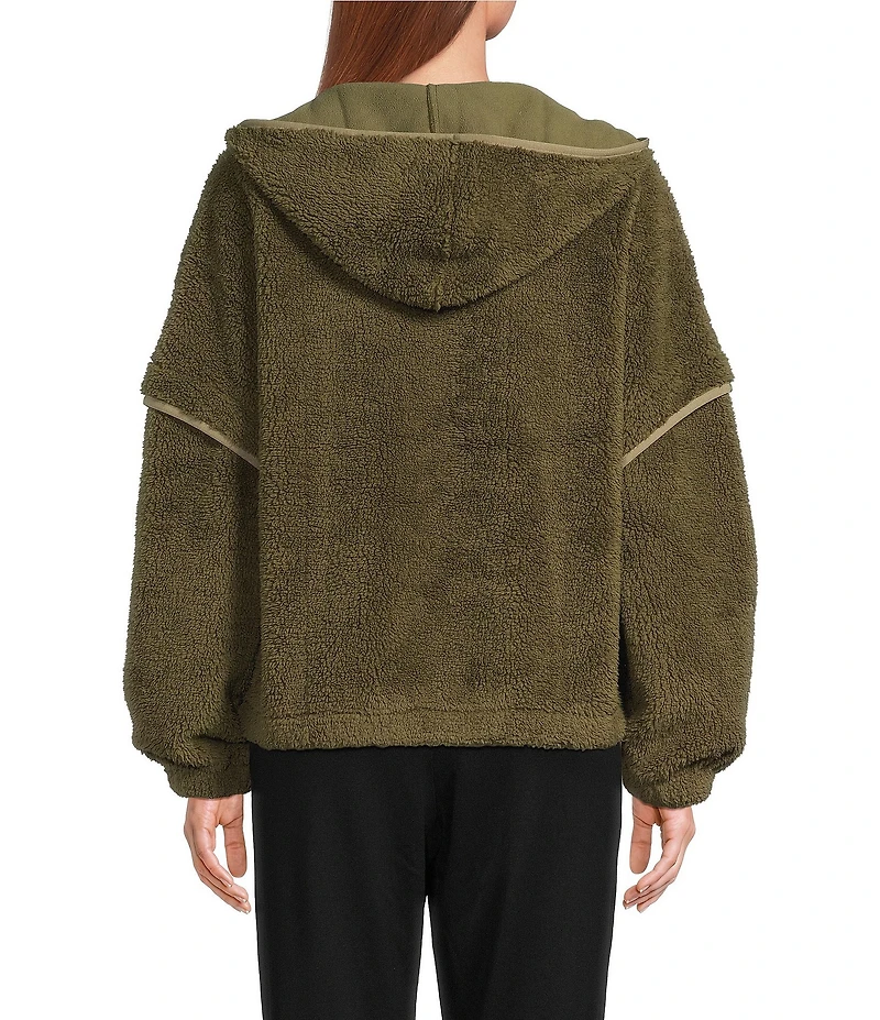 UGG Mariella UGGFluff Long Sleeve Zip-Front Hoodie