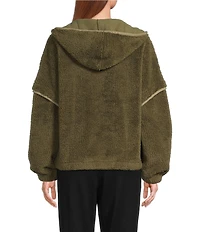 UGG Mariella UGGFluff Long Sleeve Zip-Front Hoodie