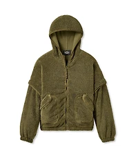 UGG Mariella UGGFluff Long Sleeve Zip-Front Hoodie