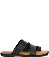 UGG Matira Leather Toe Loop Flat Sandals