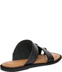 UGG Matira Leather Toe Loop Flat Sandals