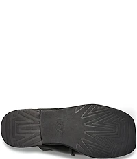 UGG Matira Leather Toe Loop Flat Sandals