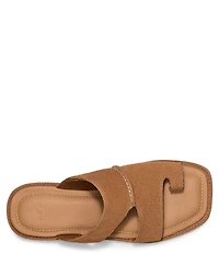UGG Matira Suede Toe Loop Flat Sandals