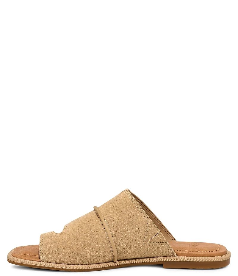 UGG Matira Suede Toe Loop Flat Sandals