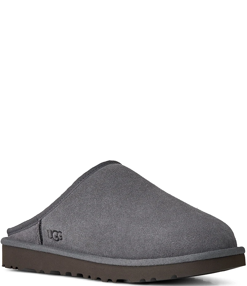 UGG Men's Classic Suede Treaded Slippers