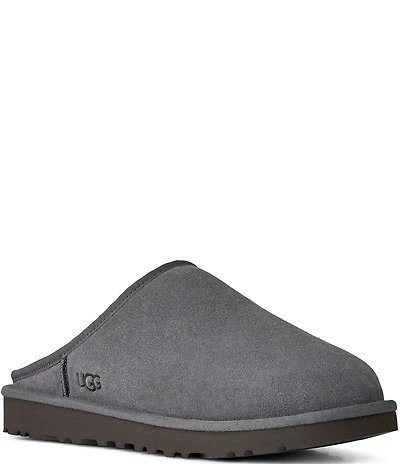 UGG Men's Classic Suede Treaded Slippers