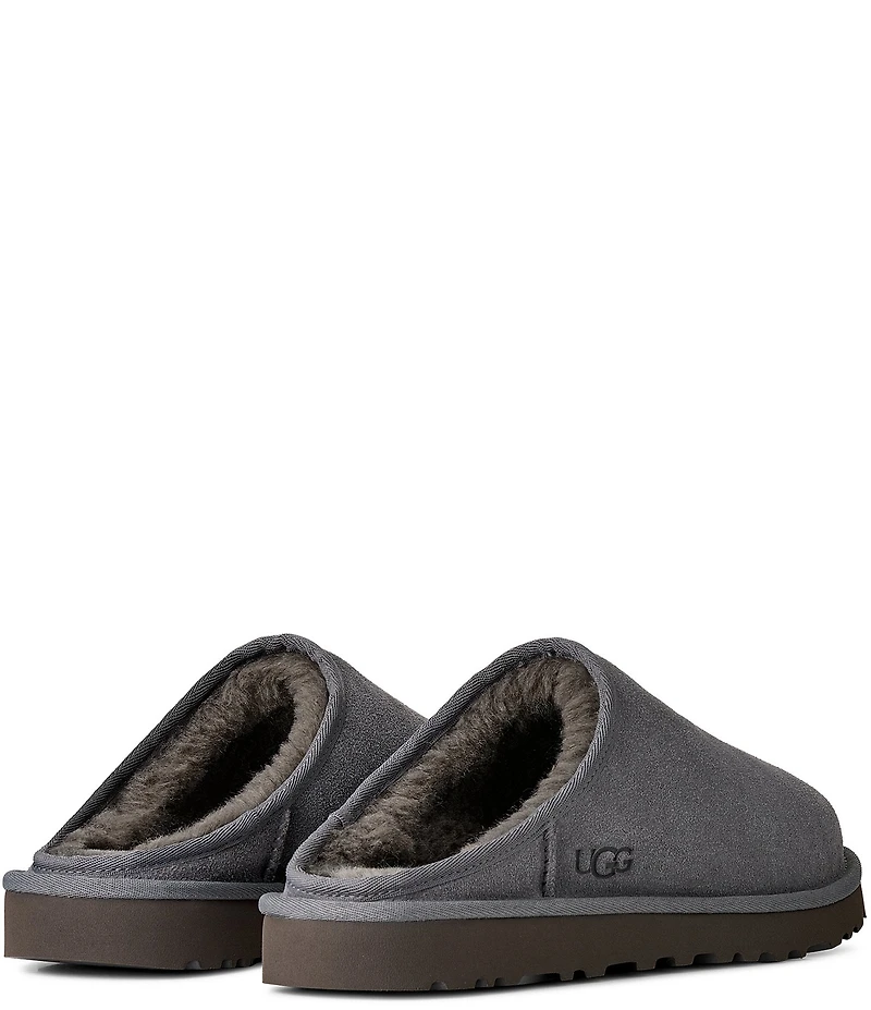 UGG Men's Classic Suede Treaded Slippers