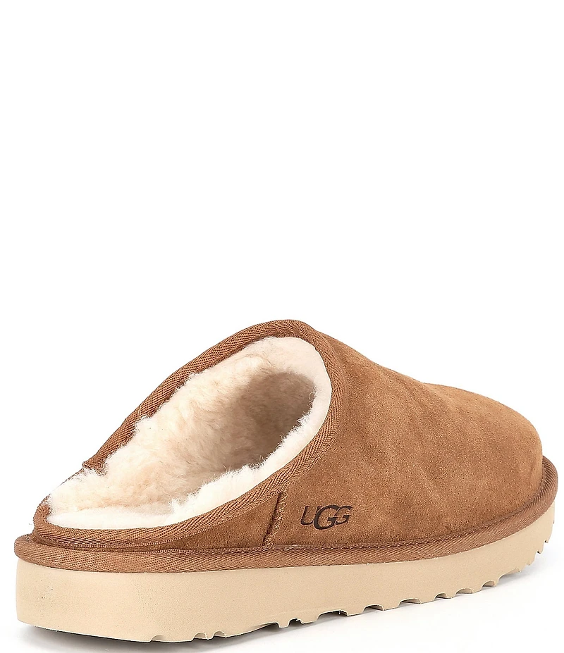 UGG Men's Classic Suede Treaded Slippers