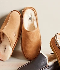 UGG Men's Classic Suede Treaded Slippers
