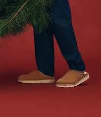UGG Men's Classic Suede Treaded Slippers