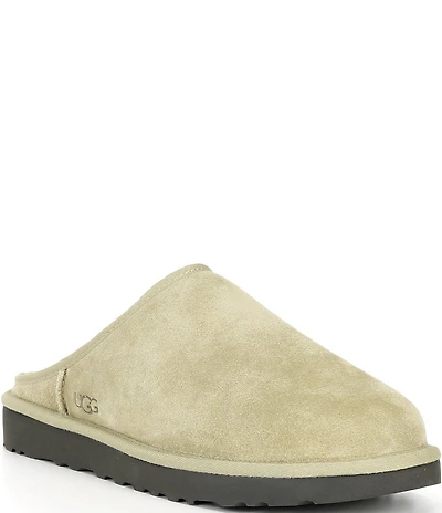 UGG Men's Classic Suede Treaded Slippers