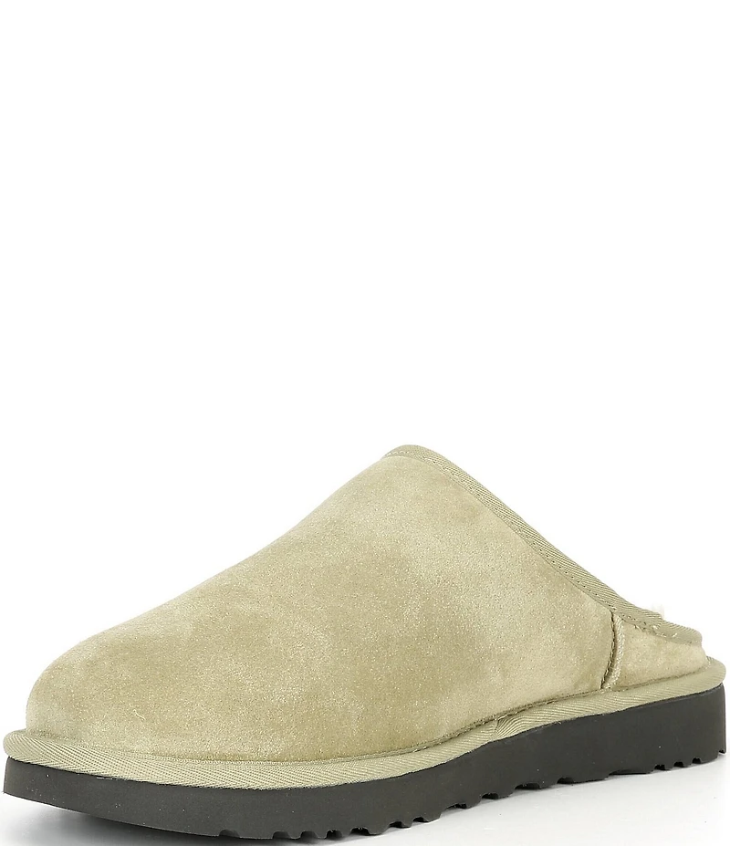 UGG Men's Classic Suede Treaded Slippers