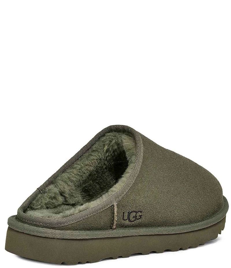 UGG Men's Classic Suede Treaded Slippers
