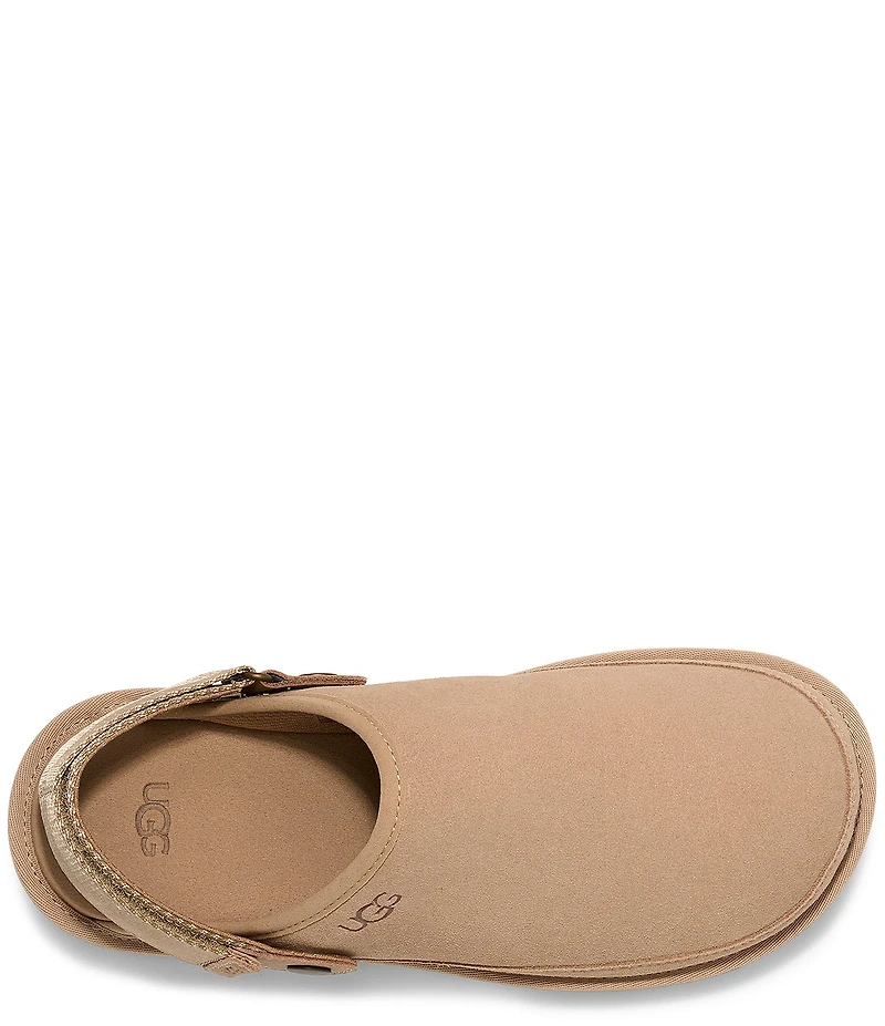 UGG Men's Goldencoast Suede Family Matching Backstrap Clogs