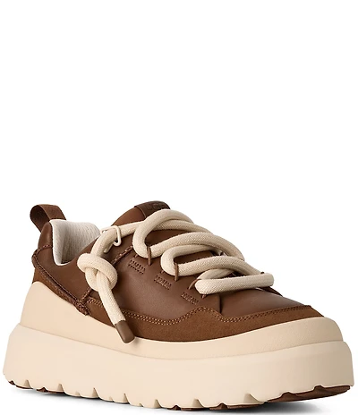 UGG Men's Heritage Leather Utility Chunky EVA Platform Sneakers