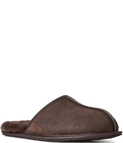 UGG Men's Scuff Leather Distressed Slippers
