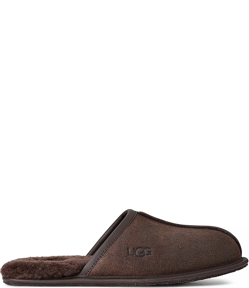 UGG Men's Scuff Leather Distressed Slippers