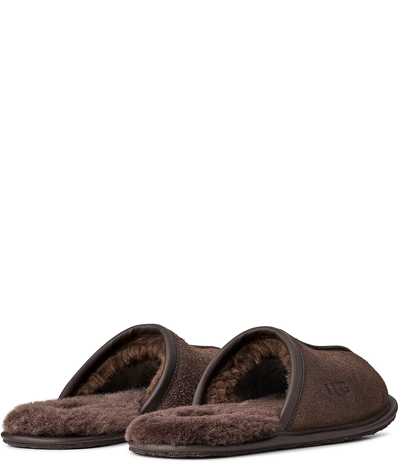 UGG Men's Scuff Leather Distressed Slippers