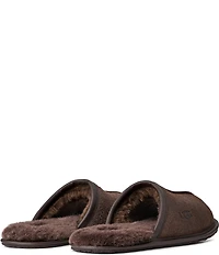 UGG Men's Scuff Leather Distressed Slippers