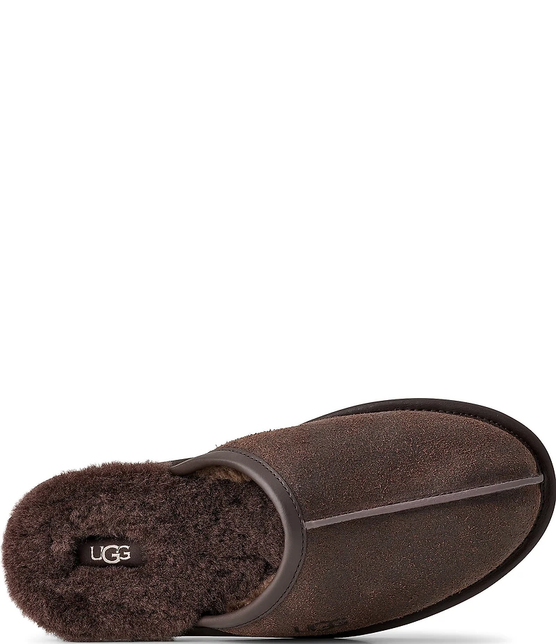 UGG Men's Scuff Leather Distressed Slippers