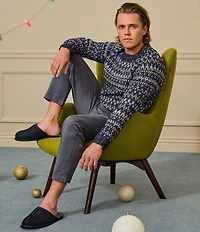 UGG Men's Scuff Leather Slippers
