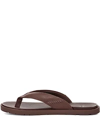 UGG Men's Seaside II Leather and Suede Flip-Flops