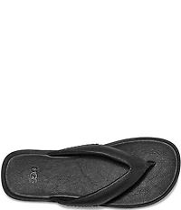 UGG Men's Seaside II Leather and Suede Flip-Flops