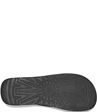 UGG Men's Seaside II Leather and Suede Flip-Flops