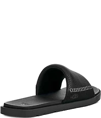 UGG Men's Seaside II Leather and Suede Slide Sandals