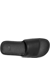 UGG Men's Seaside II Leather and Suede Slide Sandals