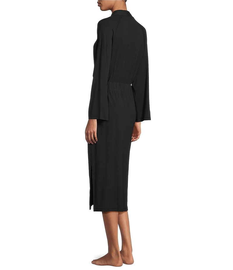 UGG Myra Lightweight Knit Bracelet Sleeve Shawl Collar Long Robe