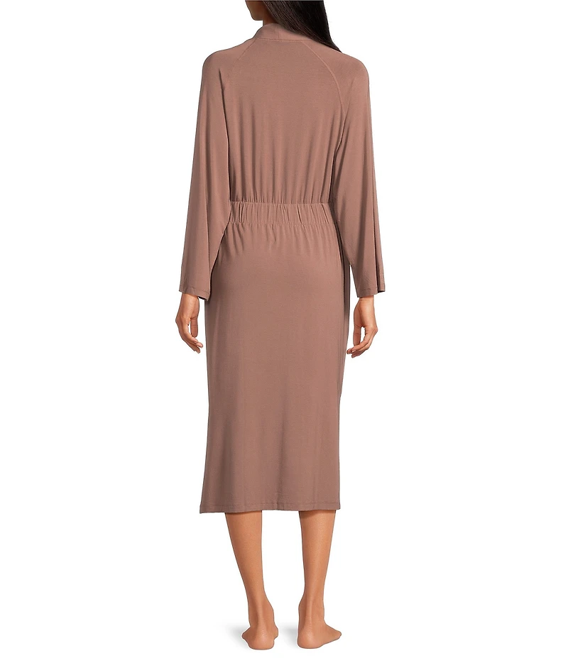 UGG Myra Lightweight Knit Bracelet Sleeve Shawl Collar Long Robe