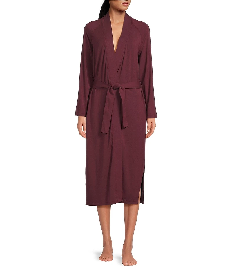 UGG Myra Lightweight Knit Bracelet Sleeve Shawl Collar Long Robe