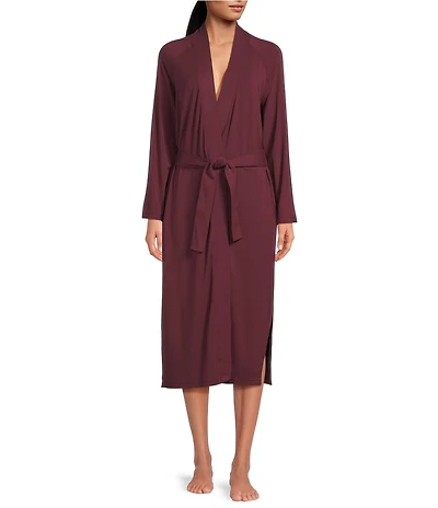 UGG Myra Lightweight Knit Bracelet Sleeve Shawl Collar Long Robe