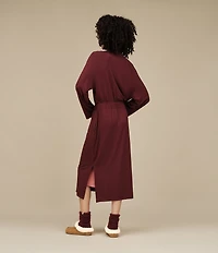 UGG Myra Lightweight Knit Bracelet Sleeve Shawl Collar Long Robe