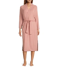 UGG Myra Lightweight Knit Bracelet Sleeve Shawl Collar Long Robe