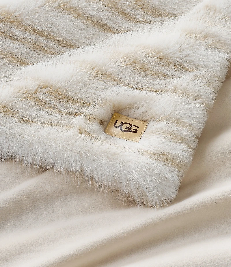 UGG Petra Faux Fur Throw Blanket