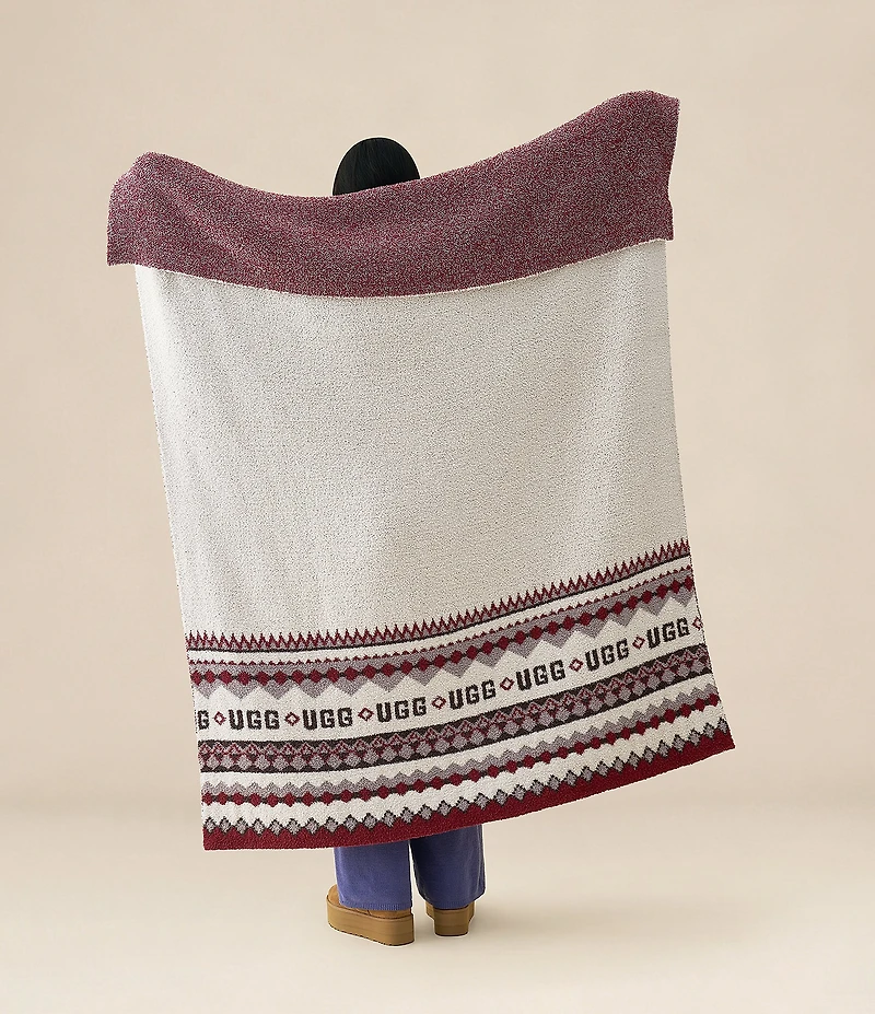 UGG Polaris UGGisle Fair Isle Throw Blanket