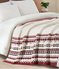 UGG Polaris UGGisle Fair Isle Throw Blanket