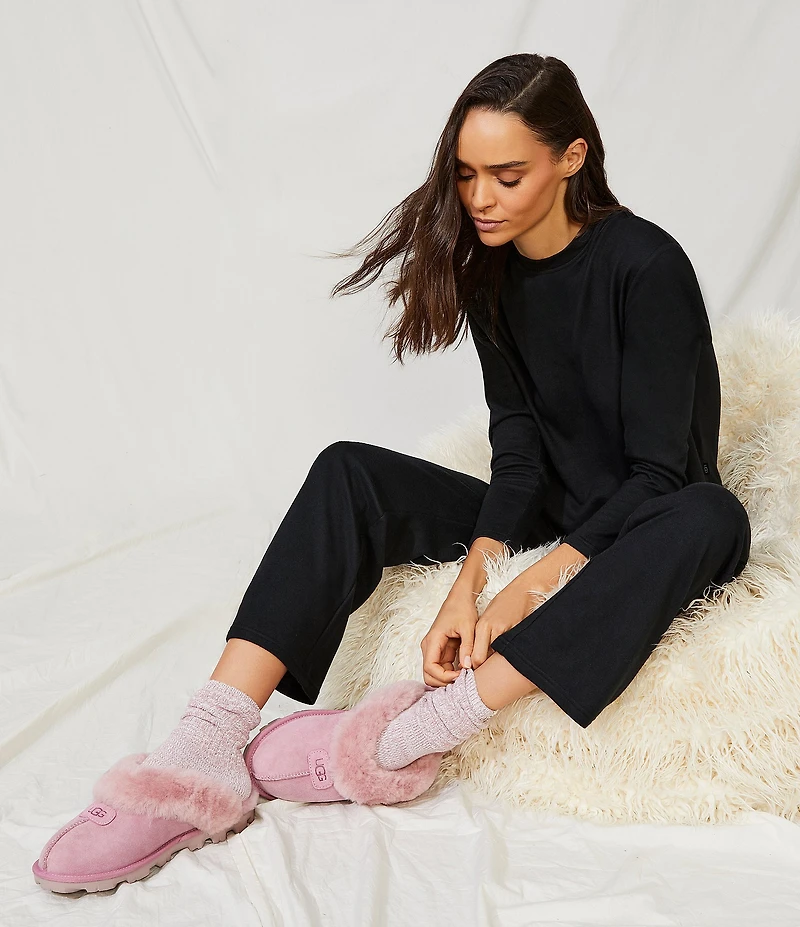 UGG Rib Knit Slouchy Crew Socks