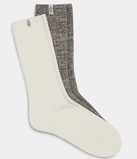 UGG Rib Knit Slouchy Crew Socks