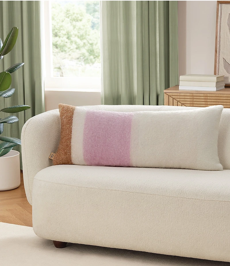 UGG Simona Faux Mohair Bolster Decorative Pillow