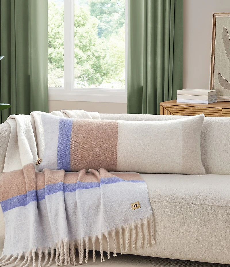 UGG Simona Faux Mohair Bolster Decorative Pillow