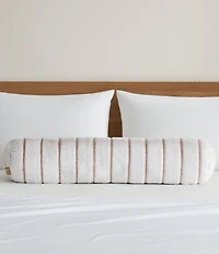 UGG Stasia Faux Fur Bolster Plush Decorative Pillow