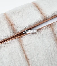 UGG Stasia Faux Fur Bolster Plush Decorative Pillow