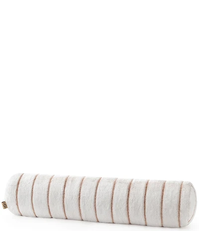 UGG Stasia Faux Fur Bolster Plush Decorative Pillow