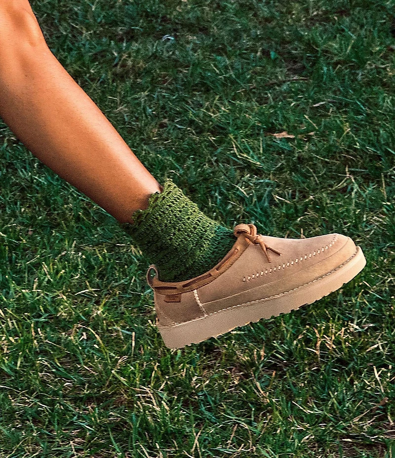 UGG Women's Tasman Crafted Regenerate Suede Clog Slippers