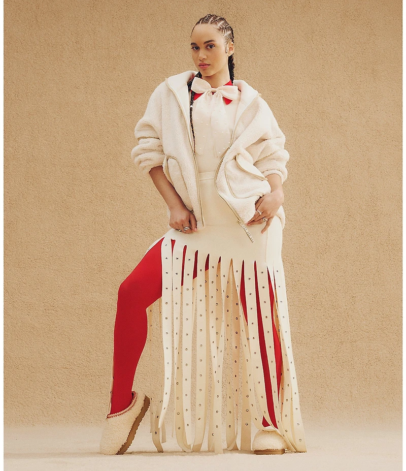 UGG Tasman Maxi Curly Clog Slippers